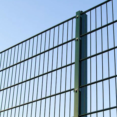 পোর্টেবল আয়তক্ষেত্র পোস্ট ডাবল তারের জাল বেড়া 2400mm উচ্চতা