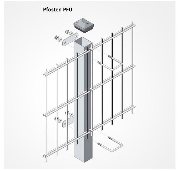 সর্বশেষ কোম্পানির খবর সস্তা উচ্চ নিরাপত্তা 868 ডাবল তারের জাল বেড়া  3