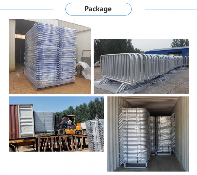 ভারী দায়িত্ব গ্যালভানাইজড ইস্পাত ব্যারিকার্ড কনসার্ট কম রক্ষণাবেক্ষণ 19