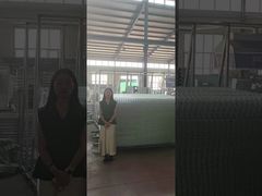 পাউডার লেপ 50 * 50 মিমি মেটাল ফ্রেম ভি জাল নিরাপত্তা বেড়া